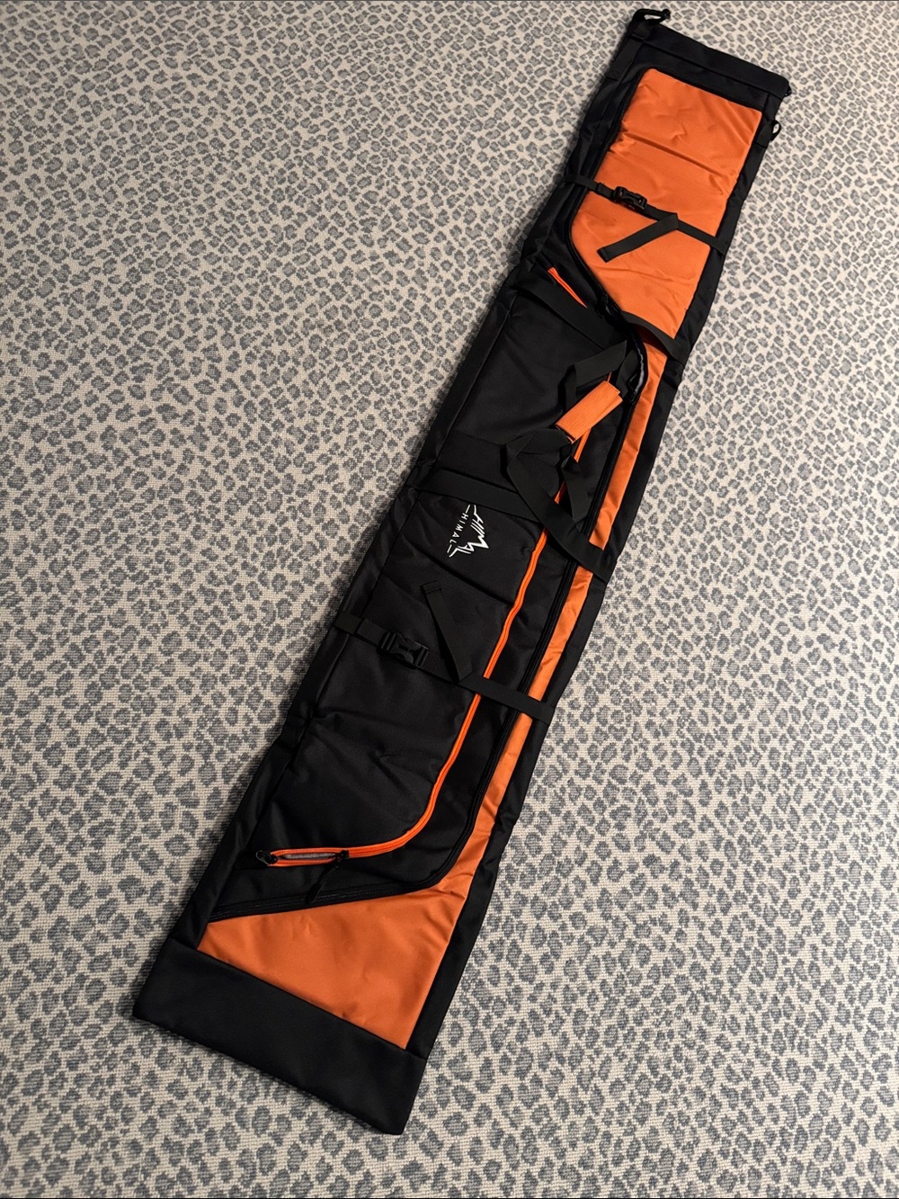 Himal Black & Orange Travel Ski Bag